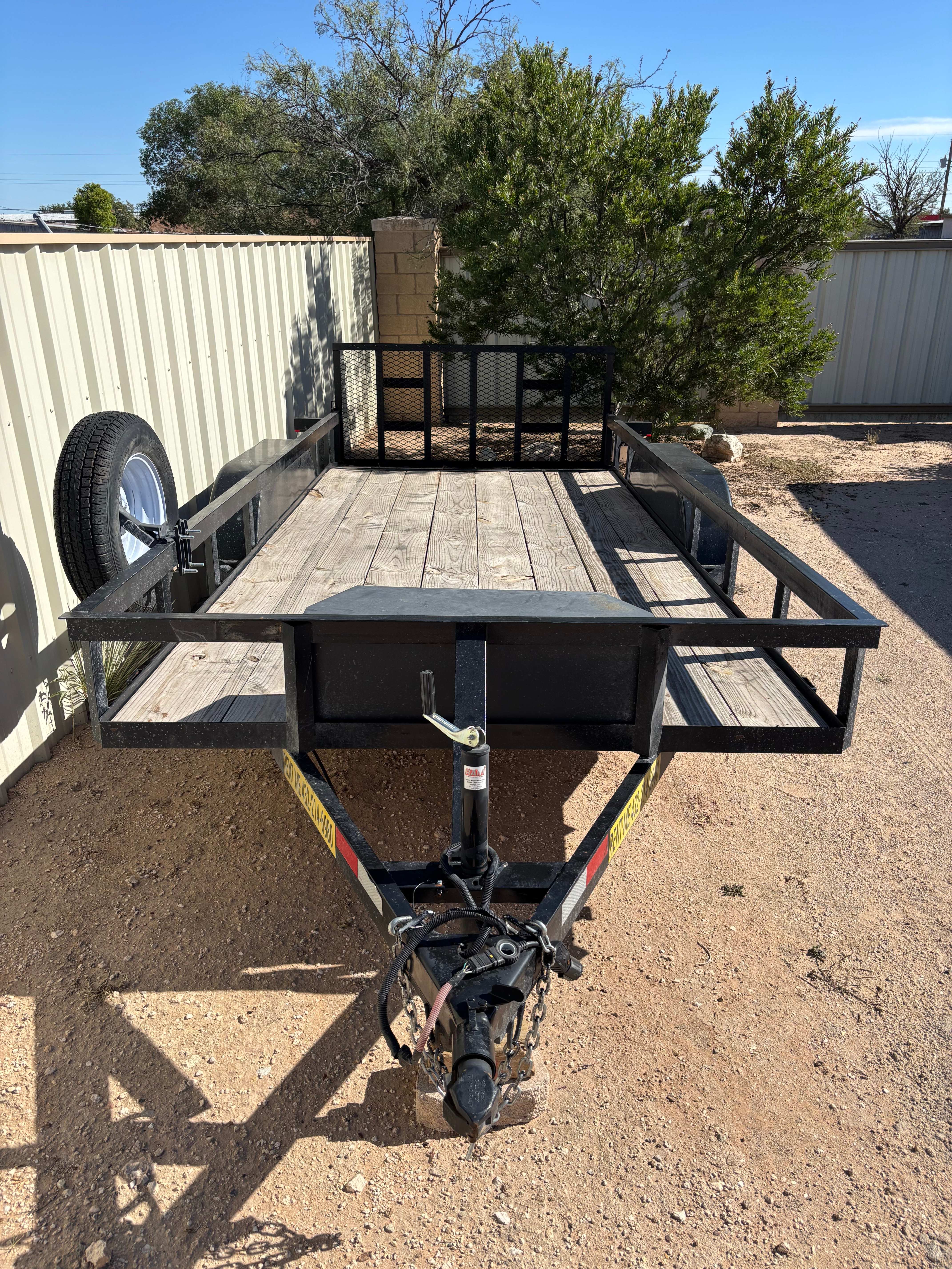 TCS-T1 - 16' Utility Trailer view 2